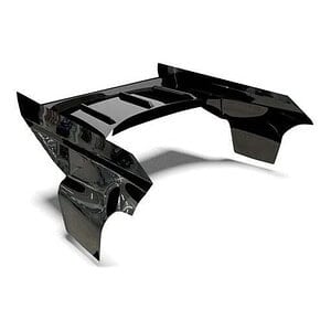 High-performance RC car rear wing for racing and drift cars. Durable and aerodynamically designed.