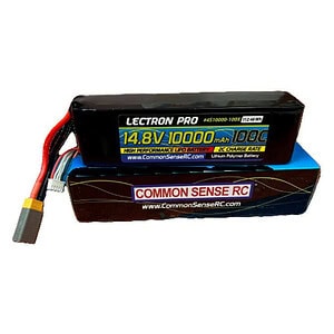 Lectron Pro 4S 14.8V 10000mAh 100C Soft Case Lipo Battery with XT60 Connector