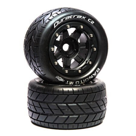 Duratrax Bandito MT Belted 2.8 Pre-Mounted - 17mm Black - dtxc56001 Duratrax Bandito MT Belted 2.8 Pre-Mounted - 17mm Black