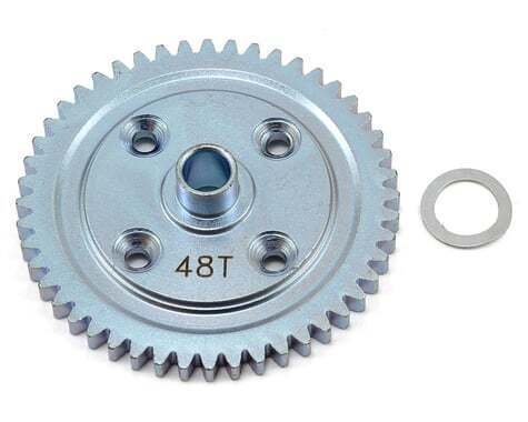 Gear for RC cars, lightweight metal gear with 48T teeth, ideal for high-performance remote control vehicles. High-Quality RC Car Gear for Off-Road Racing.