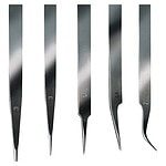 Latosho Stainless Steel Extra Fine Tweezer Set 5pc LAT27068