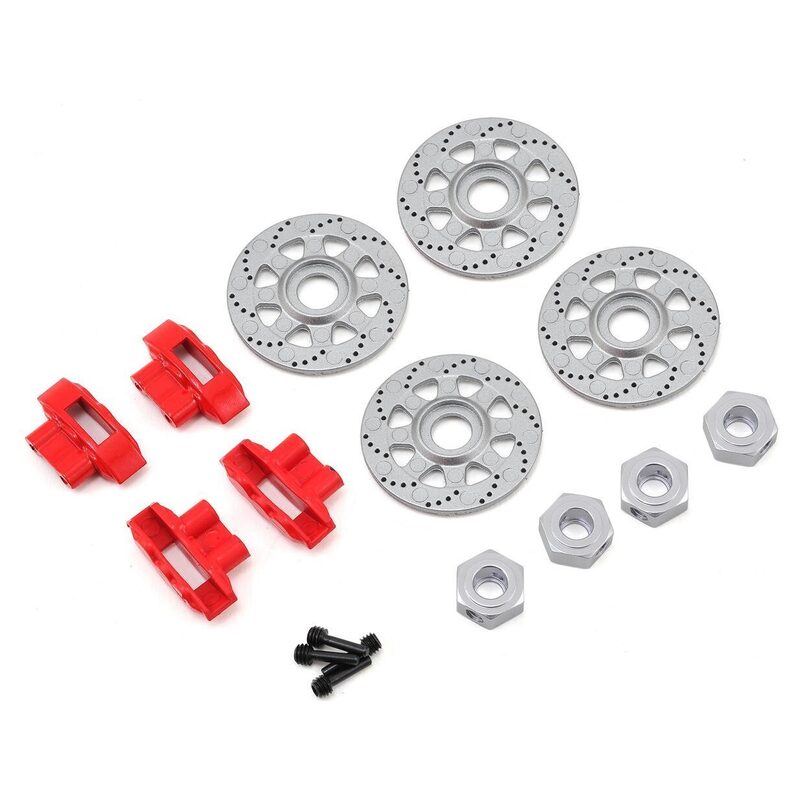 Losi Hex Rotor Caliper & Pin Set (4): Baja Rey LOS232006