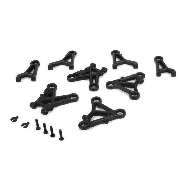 Losi Suspension Arm Set FR RR Upper and Lower V100 LOS234040 - los2340401 Losi Suspension Arm Set FR RR Upper and Lower V100 LOS234040