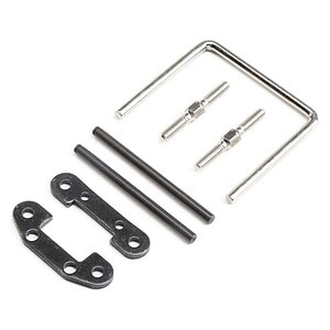 Losi Front Hinge Pin & Brace Set: SuperRockRey LOS254058