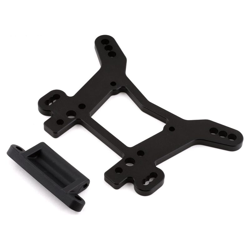 Losi Shock Tower Rear Black AL: DBXL-E 2.0 LOS254064