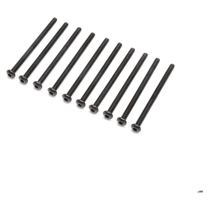Losi Button Head Screws M4x60mm (10) LOS255028