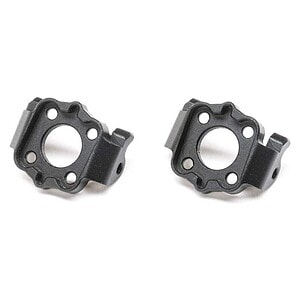 Losi Spindle Carrier Set 0degAluminumBlack: Mini LMT LOS314008