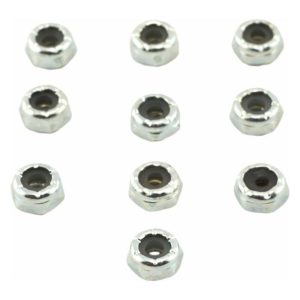 Losi 4-40 Steel Locking 1/2 Nuts (10) LOSA6308