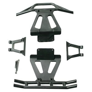 Losi Front/Rear Bumpers & Braces: LST/2 XXL/2 3XXXL-E LOSB2401