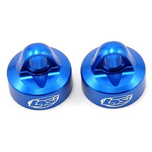 Losi Shock Caps Blue (2) LOSB2858