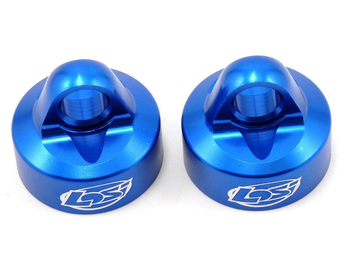 Losi Shock Caps  Blue (2) LOSB2858