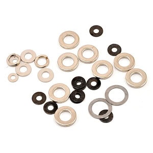Losi Washer Assortment 6 sizes (27): 5IVE-TMINI WRC LOSB6535