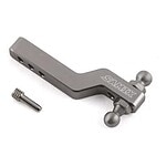 Steel RC car steering linkage part for remote control vehicles.