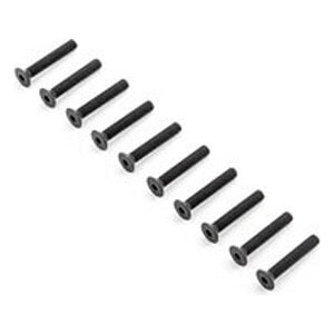 Team Losi Racing Flat Head Screws M5x30mm 10-Pack 5ive-B TLR255030