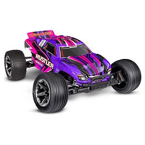 1/10 Rustler 2WD HD w/USB-C Pink