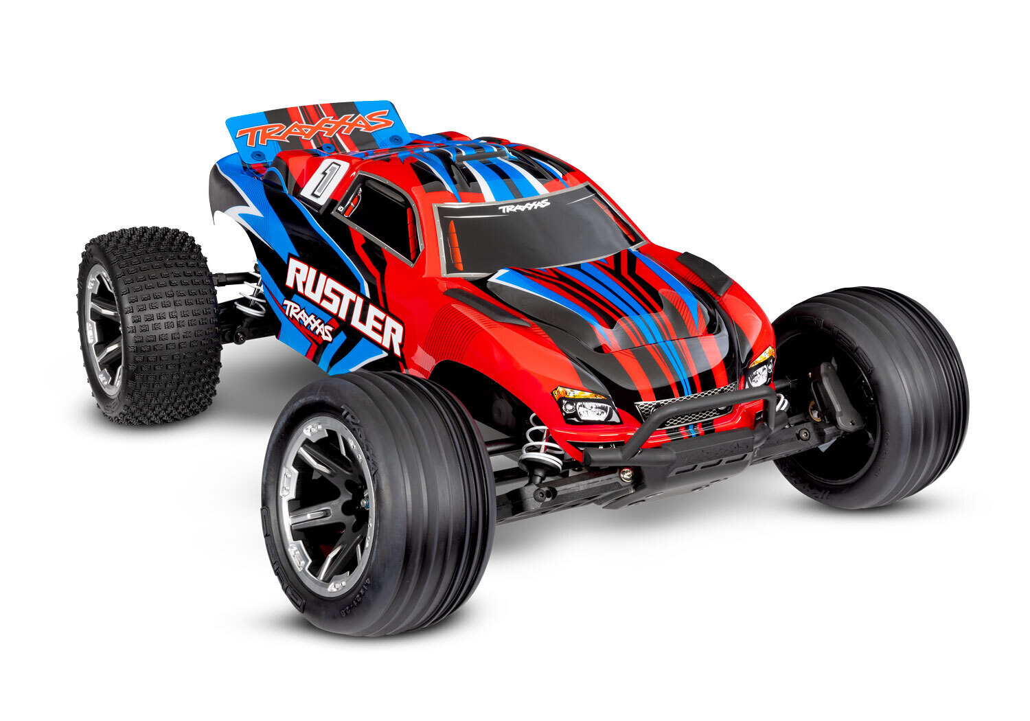 1/10 Rustler 2WD HD w/USB-C Red