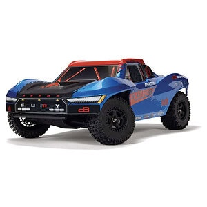 RC Trucks 33 1/10 Arrma Fury 223S BLX Brushless 2WD Short Course Truck RTR with DSC Blue