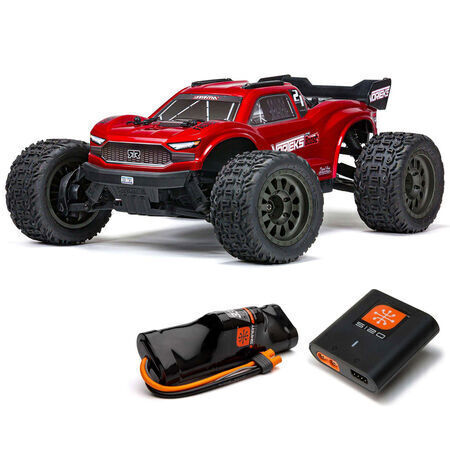 1/10 Vorteks 4X2 Boost Mega 550 Brushed Stadium Truck RTR w/Smart Batt & Charger Red