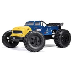 RC off-road monster truck with oversized tires and detailed body design. Perfect for enthusiasts and stunt lovers.