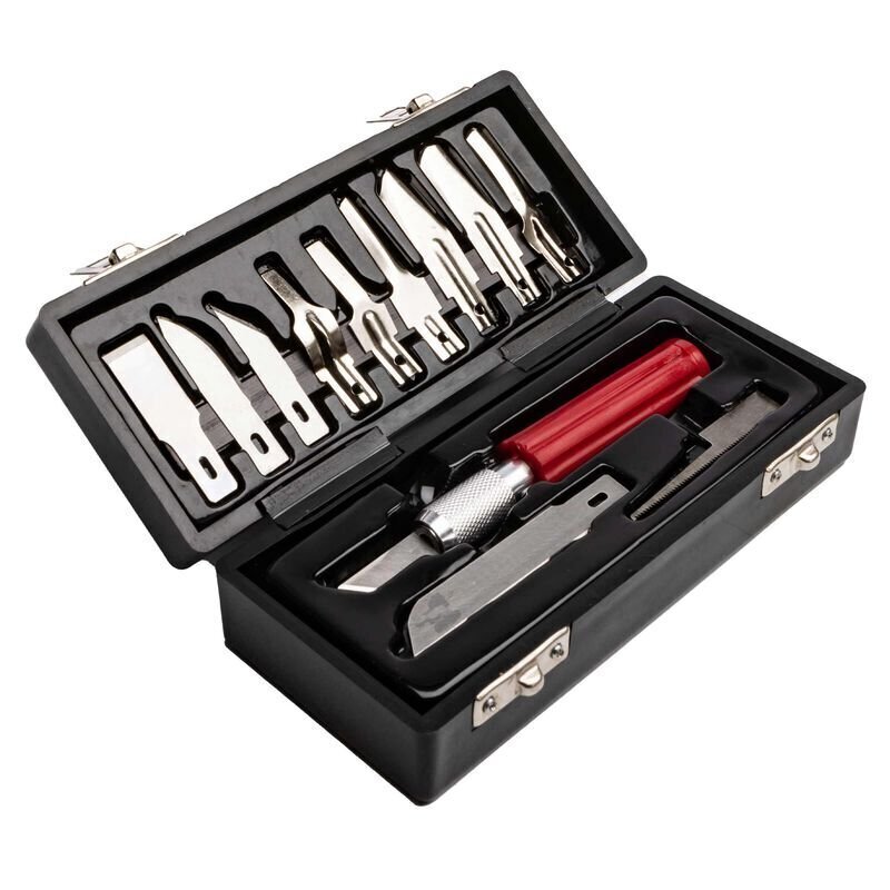 Hobby Essentials Woodcarving Knife Set 12-Blades HDXK6951