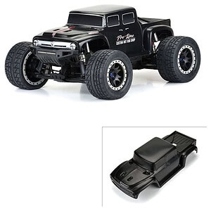 Pro-Line 1/5 Pre-Cut Ford F-100 Bash Armor Black : X-Maxx - PRO361018 - Body (Clear)
