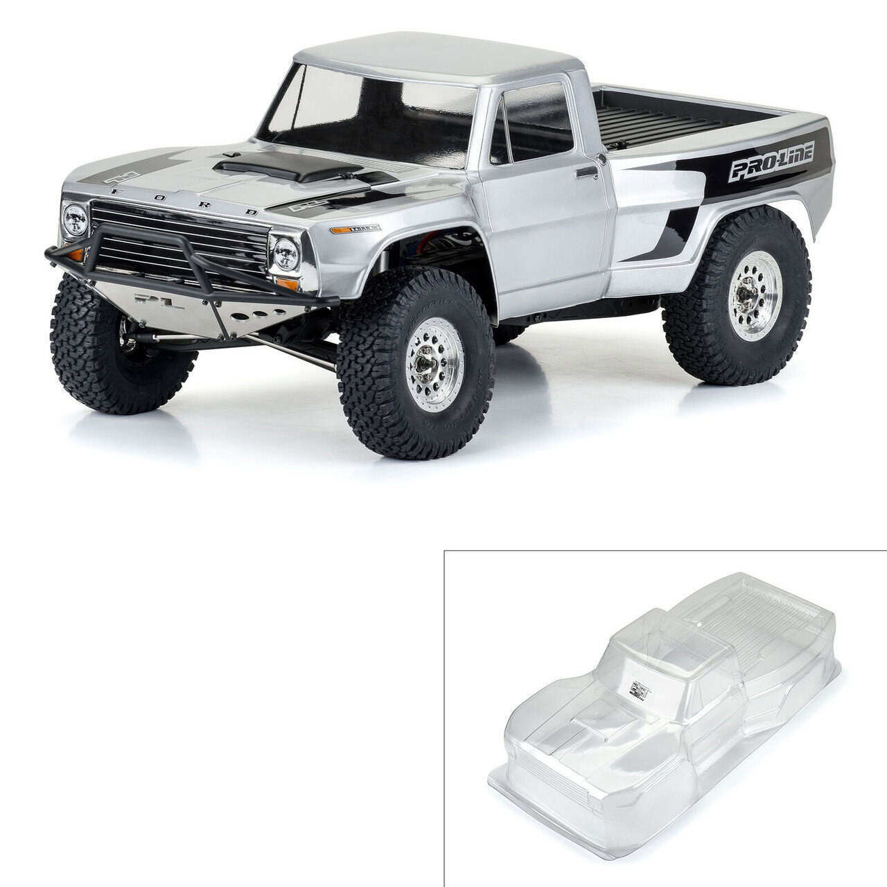 Pro-Line 1/10 1967 Ford F-100 Pre-Runner 12.3 WB Crawler - PRO364700 - Body (Clear)