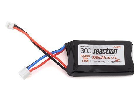Dynamite SCX24 350mAh 7.4v 2s LiPo Battery PH2.0 DYNB0012