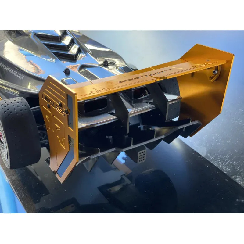 Stupid RC Arrma Limitless Rear Wing Adjustable Gold STP1160GD