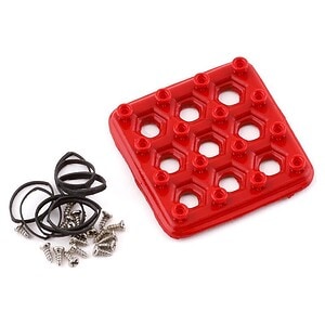 Sideways RC Scale Drift Bumper Retainers (Red) SDW-BUMPERRETAINERS-RD