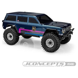 Remote control RC car with rugged tires and off-road design for racing and climbing.