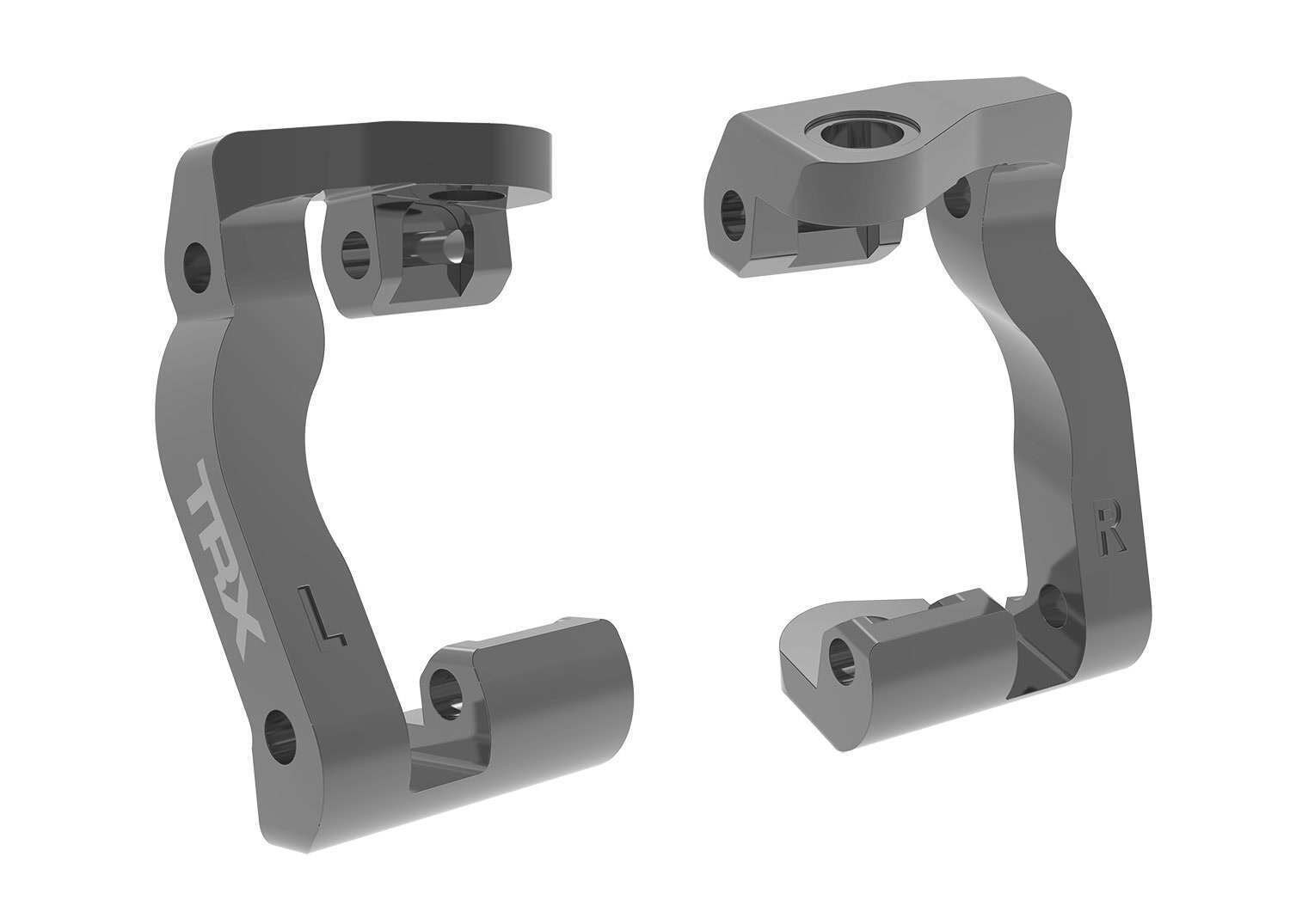 Traxxas Mini Maxx Aluminum Caster blocks (C-Hubs)(Gray) TRA10733-GRAY - 10733-gray1-jpg Traxxas Mini Maxx Aluminum Caster blocks (C-Hubs)(Gray) TRA10733-GRAY