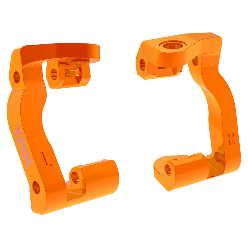 Traxxas Mini Maxx Aluminum Caster blocks (C-Hubs)(Orange) TRA10733-ORNG - 10733-orng1-jpg Traxxas Mini Maxx Aluminum Caster blocks (C-Hubs)(Orange) TRA10733-ORNG