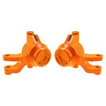 Traxxas Mini Maxx Aluminum Steering Blocks (Orange) TRA10734-ORNG