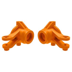 Traxxas Mini Maxx Steering blocks (C-Hubs)(Orange) TRA10736-ORNG