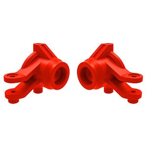 Traxxas Mini Maxx Steering blocks (C-Hubs)(Red) TRA10736-RED