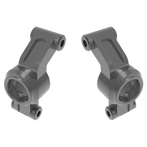 Traxxas Mini Maxx Aluminum Rear Stub Axle Carriers (Gray) TRA10751-GRAY