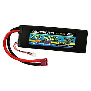 Lectron Pro 7.4V 5200mAh 50C Lipo Battery with Deans-Type Connector