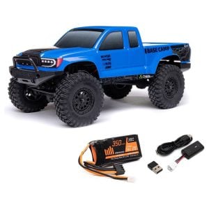 Remote control off-road monster truck featuring large tires and durable design for outdoor racing.