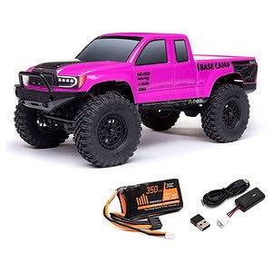 RC off-road truck with large tires, rugged design, perfect for RC car enthusiasts.