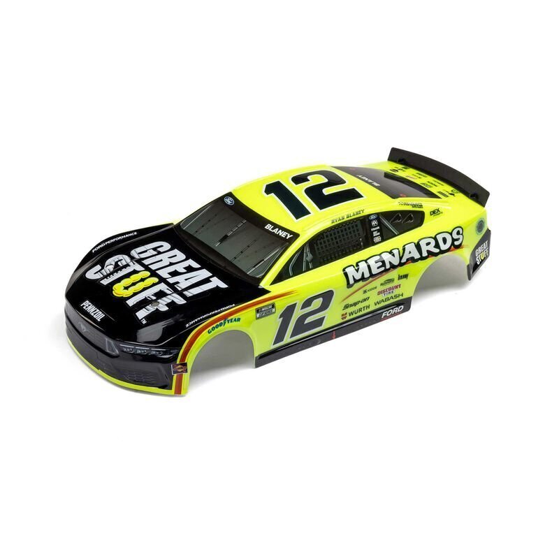 High-performance RC race car with NASCAR design and leading brand sponsors.