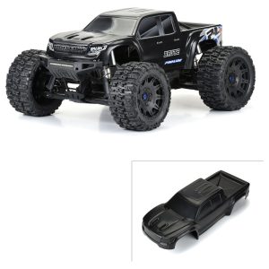 Pro-Line X-Maxx 1/5 Pre-Cut Brute Bash Armor Black Body Pre-Painted