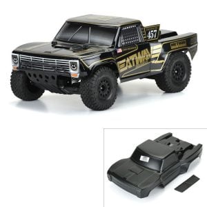 Pro-Line 1967 Ford F-100 Heatwave Edition Tough-Color Race Truck Pre-Cut Black Body Pre-Painted