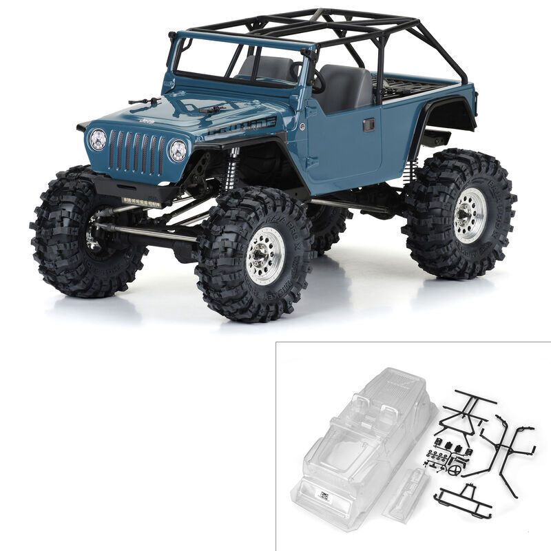 Pro-Line 1/10 2004 Jeep LJ /Trail Cage 12.3 Inch Wheelbase Crawlers - PRO364400 - Body (Clear)
