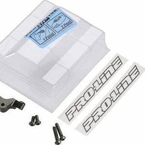 Proline Front Wing/Black Anodized Alum Mount B5M - PRO628101 Clear