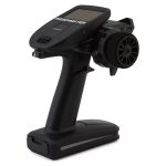 High-quality remote control transmitter for RC cars, perfect for racing and off-road.