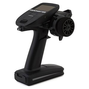 High-quality remote control transmitter for RC cars, perfect for racing and off-road.