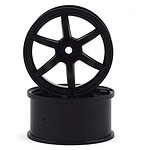 Yokomo 12mm Hex Racing Performer Drift Wheels (Black) (2) YOKRP-6213B8A