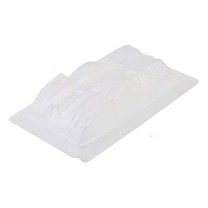 Detailed RC car shell for off-road racing or drifting, lightweight and durable plastic design.
