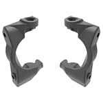 Traxxas Mini Maxx Left/Right Caster Blocks Gray TRA10732-GRAY