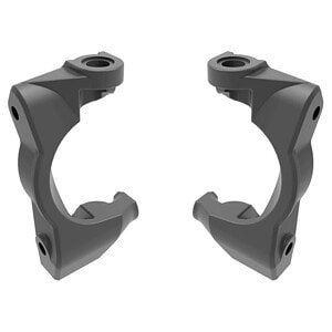Traxxas Mini Maxx Left/Right Caster Blocks Gray TRA10732-GRAY